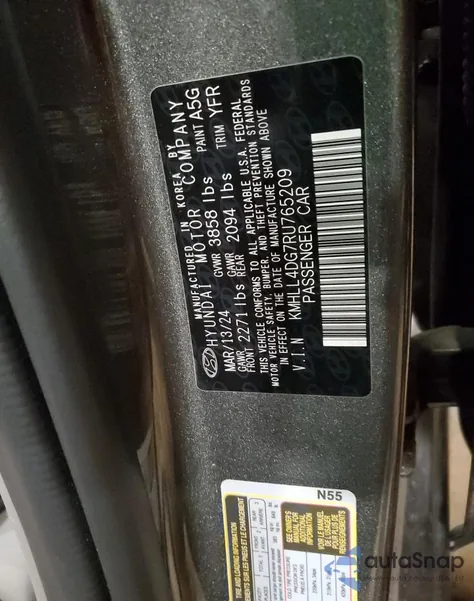 2024 Hyundai Elantra Se z USA, uszkodzony, nr VIN KMHLL4DG7RU765209